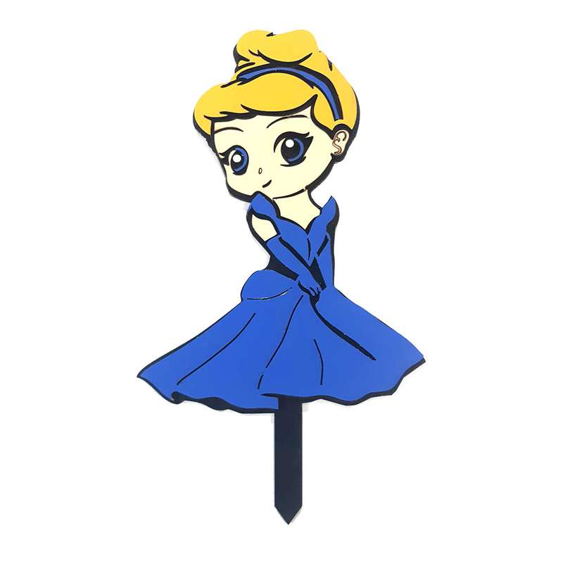 استیکر چوبی کودک مدل سیندرلا