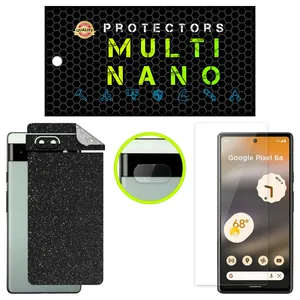 Multi Nano X-SLFG Screen Protector For Google Pixel 6A with lens protector and back skin