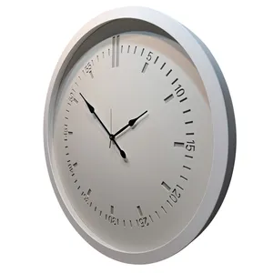ساعت دیواری مدل شیشه دار لاتین کد 6074
