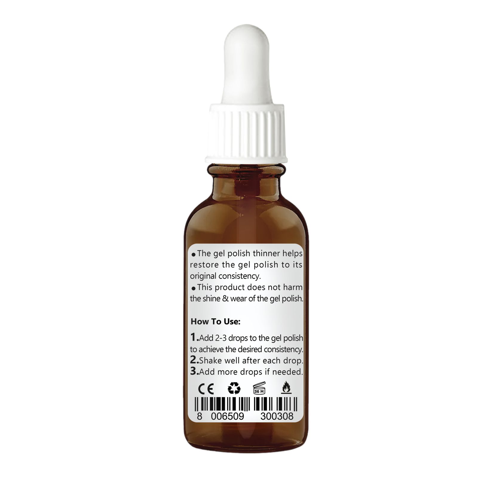 محلول رقیق کننده لاک ژل مونیمار مدل Solvent حجم 32 میلی لیتر -  - 2