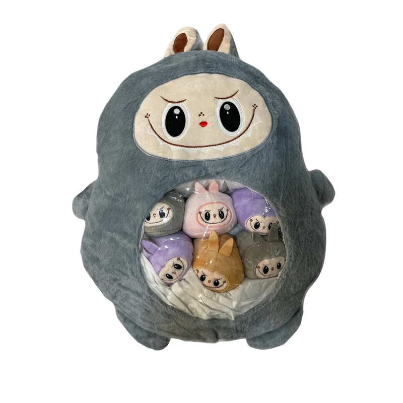 عروسک پولیشی مدل لبوبو بچه دار کد ۰۰۴ ارتفاع ۶۰ سانتی متر 