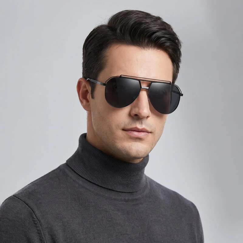 عینک آفتابی خلبانی (Aviator) مردانه مدل JS8533C91-P145 Polarized