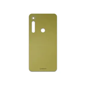 MAHOOT Matte-Gold Cover Sticker for Motorola One Macro