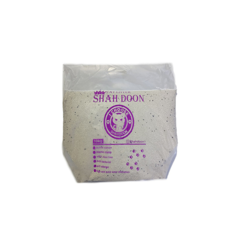 خاک بستر گربه شاهدون مدل کربن دار وزن 10 کیلوگرم