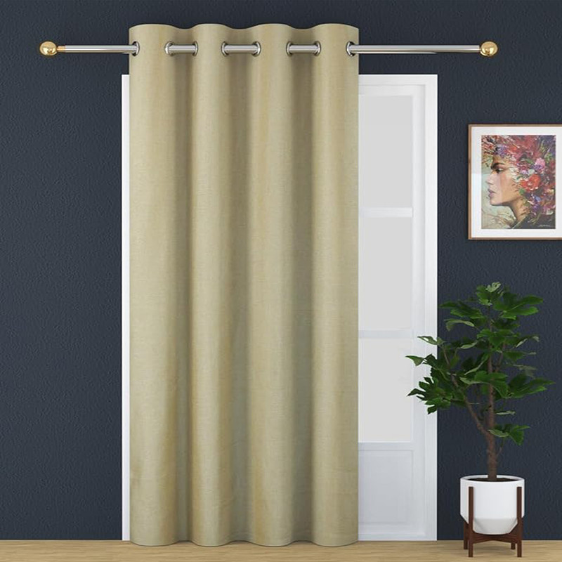 پرده مدل پانچ گونی بافت ریزبافت سایز 150x280 سانتی متر