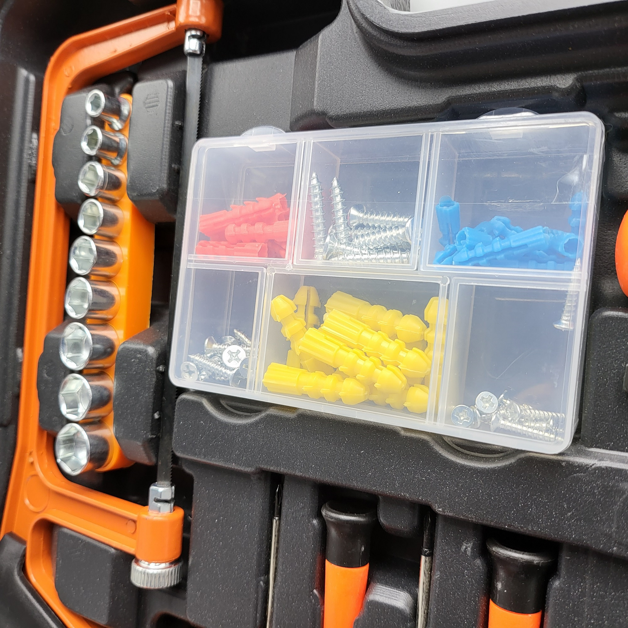 مجموعه 98 عددی دریل پیچ گوشتی چکشی شارژی باس مدل Life Style