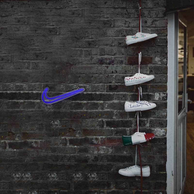 چراغ دیواری نئون دیزاین طرح Nike_BL