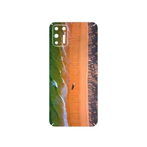 MAHOOT Beach and Green Sea Cover Sticker for Motorola Moto G9 Plus