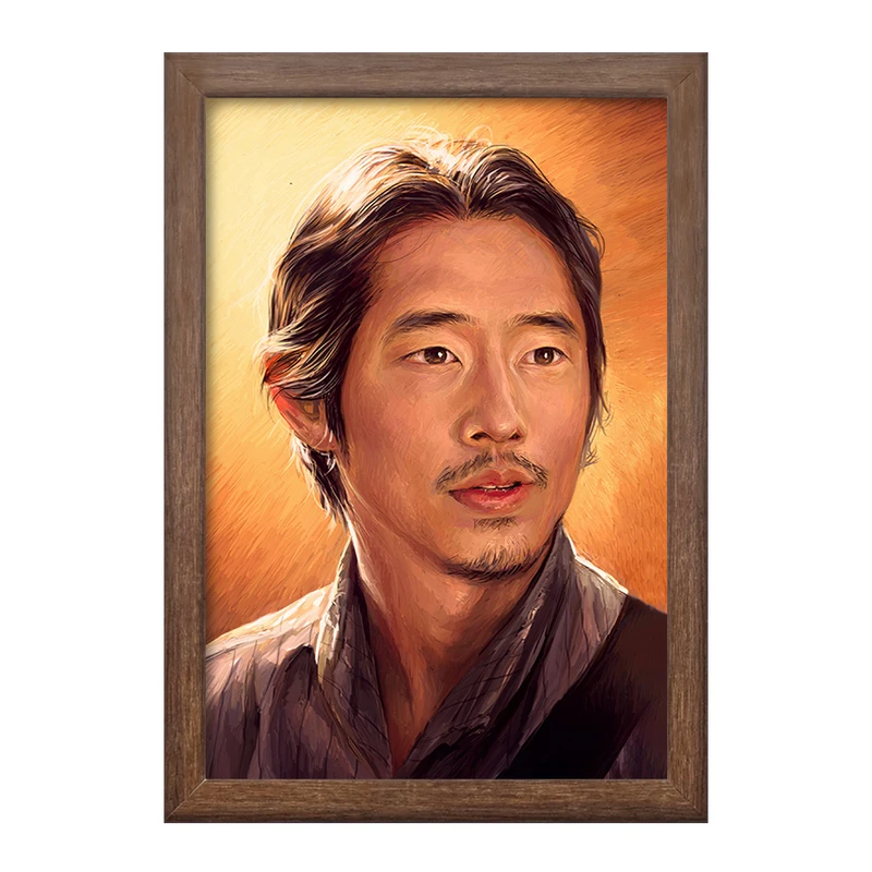 تابلو خندالو طرح گلن مردگان متحرک کد F877