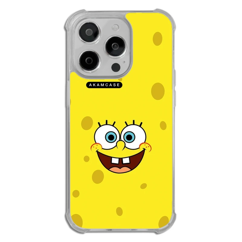 کاور آکام مدل AMC-WTA14PRO-SPONGE BOB4 مناسب برای گوشی موبایل اپل iPhone 14 Pro