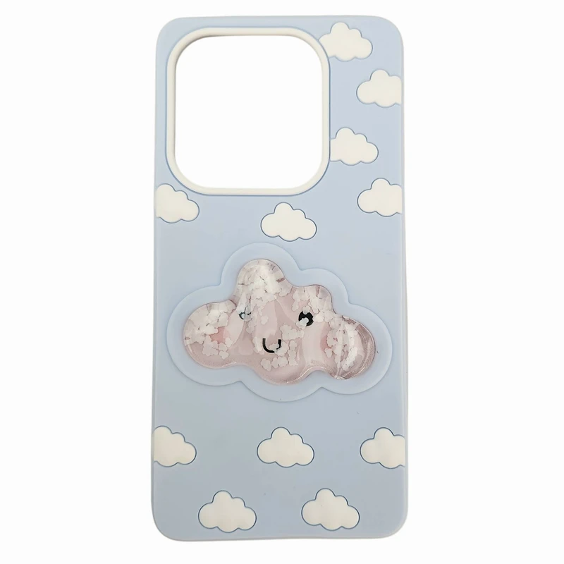 کاور مدل ابری سیلیکونی مناسب برای گوشی موبایل شیائومی Redmi Note 12 4G / POCO X5 5G 