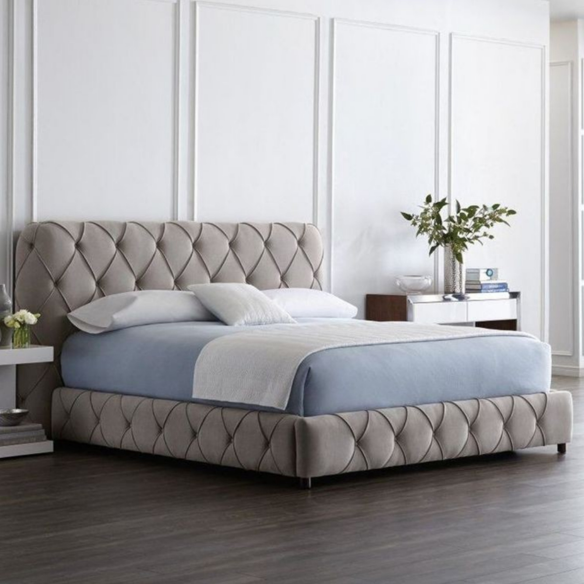 تخت خواب دونفره مدل اصیلا سایز 120×200 سانتی متر