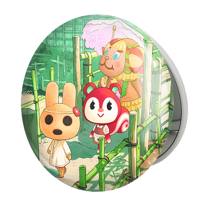 آینه جیبی خندالو طرح بازی انیمال کراسینگ (Animal Crossing) مدل تاشو کد 32677