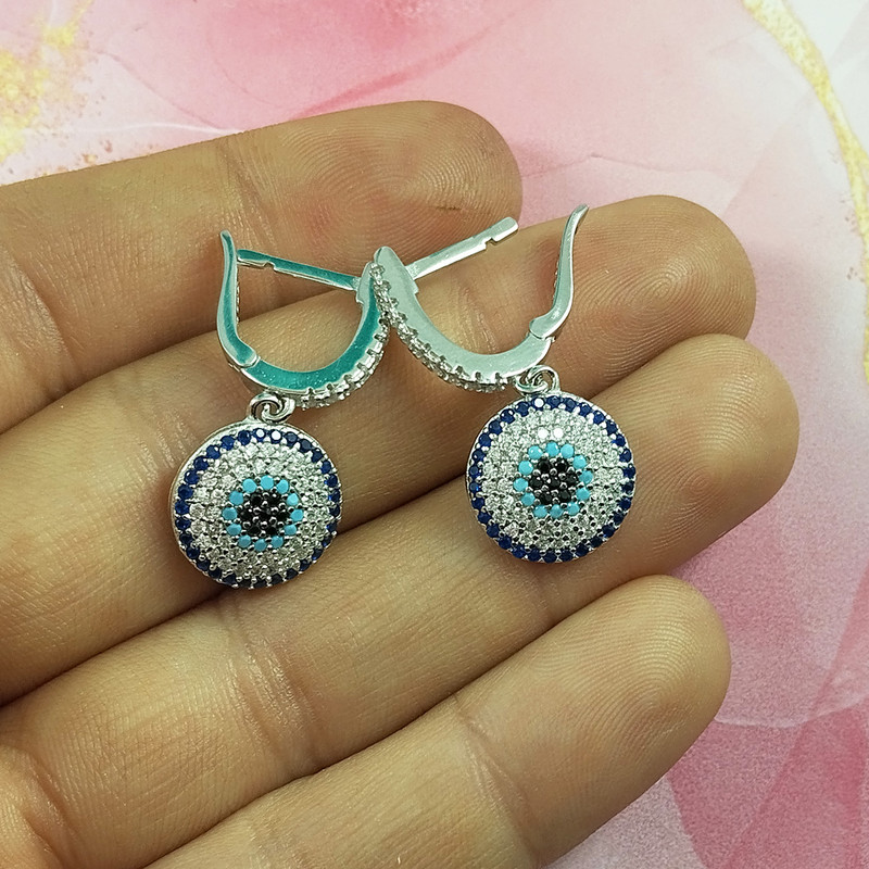 نیم ست نقره زنانه سلین کالا مدل چشم نظر کد 108 نیم ست نقره زنانه سلین کالا مدل چشم نظر کد 108