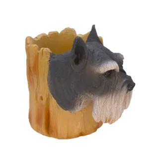 جامدادی رومیزی طرح سگ مدل اشناوزر کد 5008