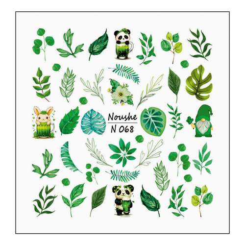 برچسب لنز ناخن مدل کیوت کد N068