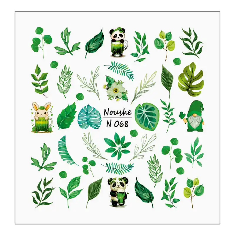 برچسب لنز ناخن مدل کیوت کد N068