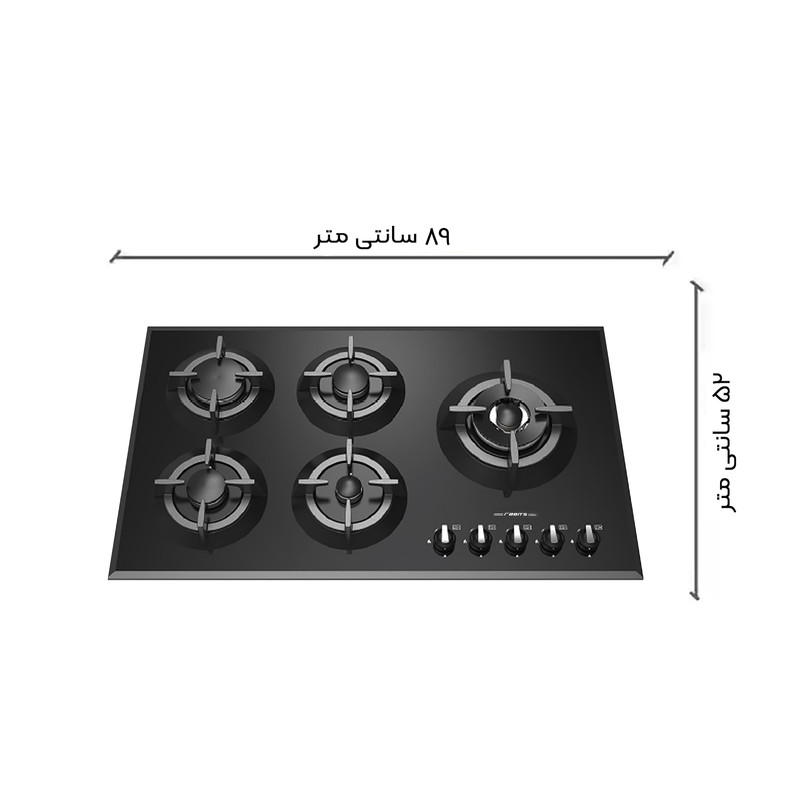 اجاق گاز صفحه ای رابیتس مدل 550