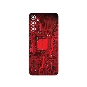 MAHOOT Red_Printed_Circuit_Board Cover Sticker for Samsung Galaxy A34