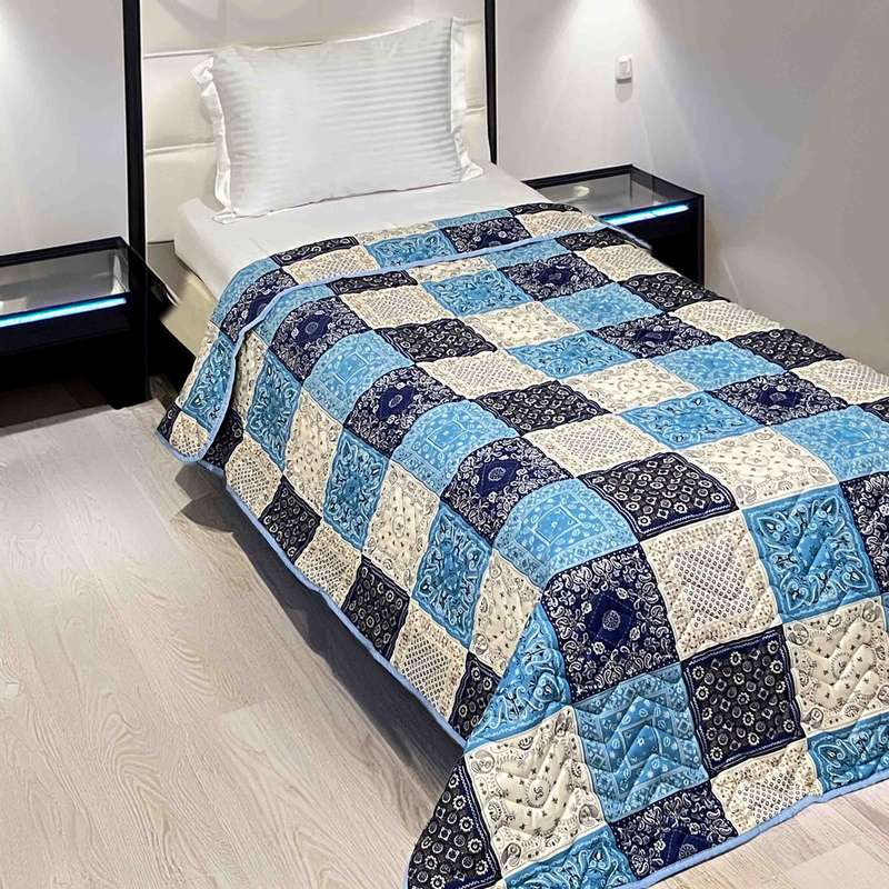 روتختی یک نفره مانیکاهوم مدل چهل تکه پلاس سایز 220x150 سانتی‌متر