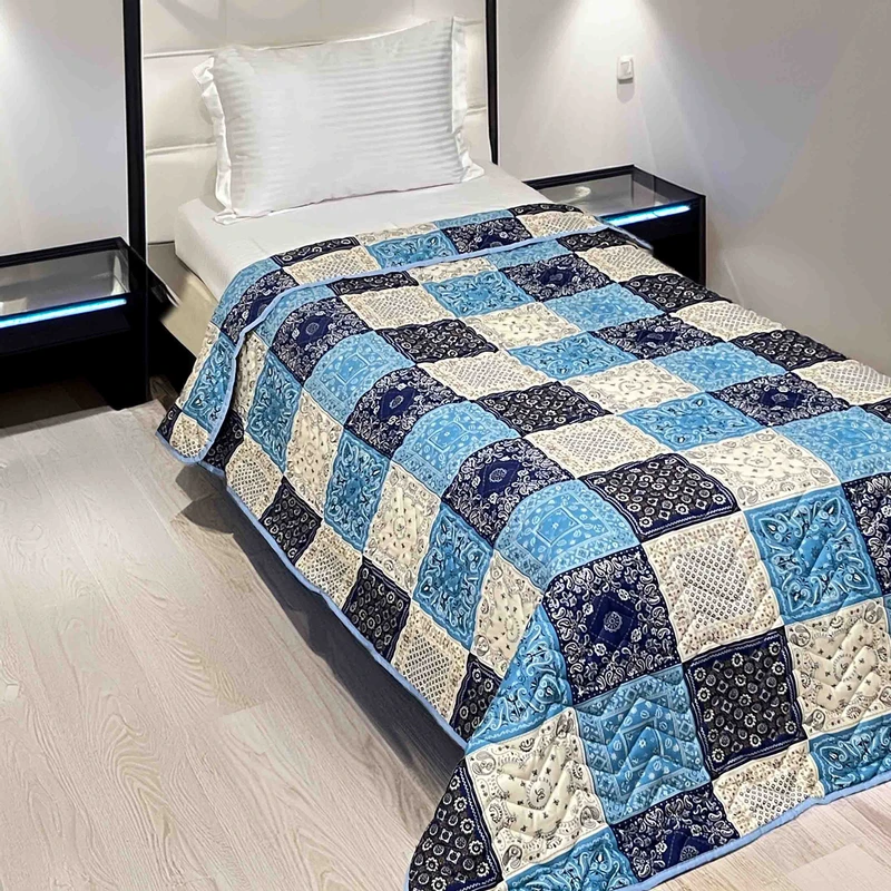 روتختی یک نفره مانیکاهوم مدل چهل تکه پلاس سایز 220x150 سانتیمتر