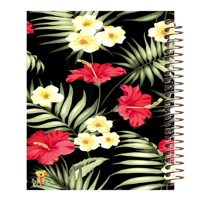 دفتر مشق 100 برگ بانیبو طرح گل کد 161