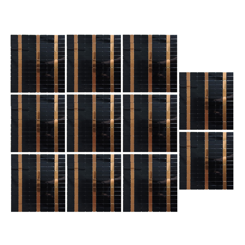 دیوارپوش مدل تایل بین کابینتی پشت چسبدار کد 40022 بسته 11 عددی