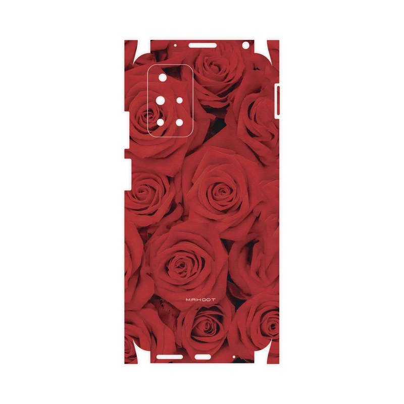 برچسب پوششی ماهوت مدل Red-Flower-FullSkin مناسب برای گوشی موبایل شیائومی Redmi 10 Prime