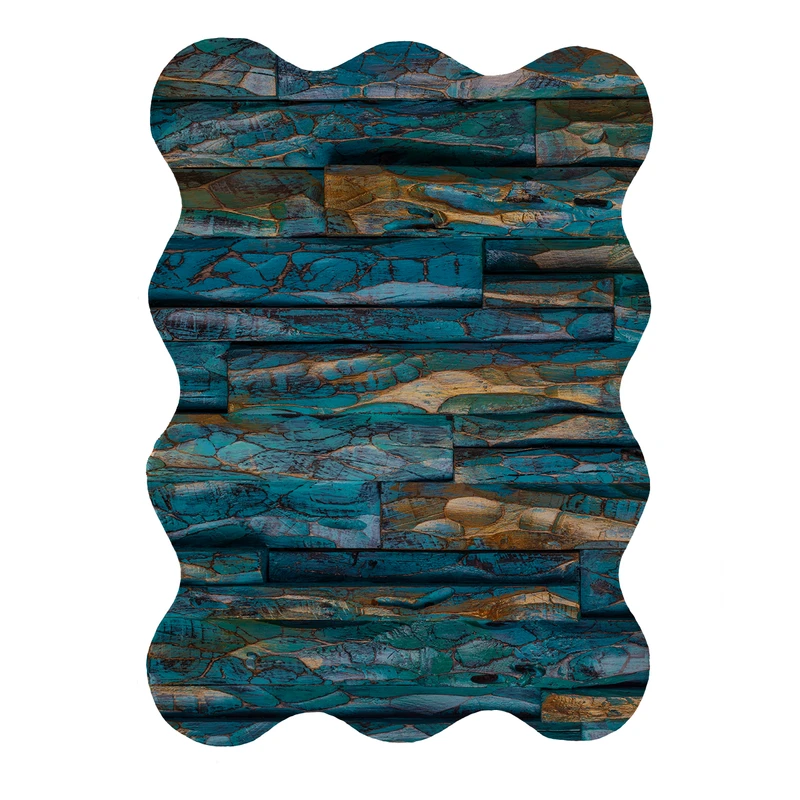 پادری مدل دالبر طرح آبرنگی کد 9241 سایز 80x110 سانتی متر 