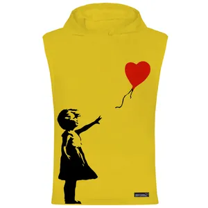 تاپ کلاه دار مردانه 27 مدل Girl with Balloon کد MH415