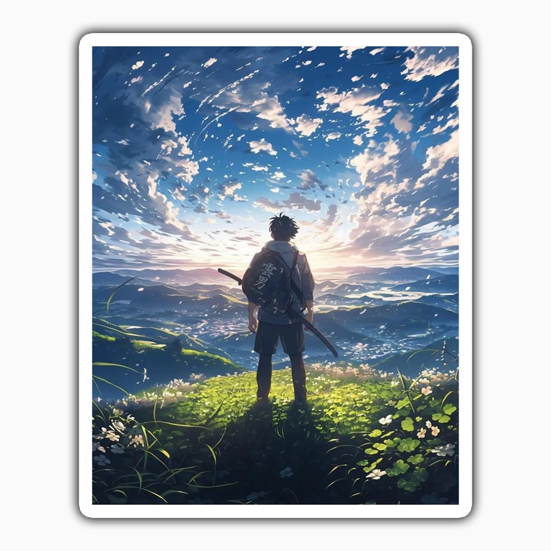 استیکر لپ تاپ و موبایل بووم طرح پسرانه کد LM36