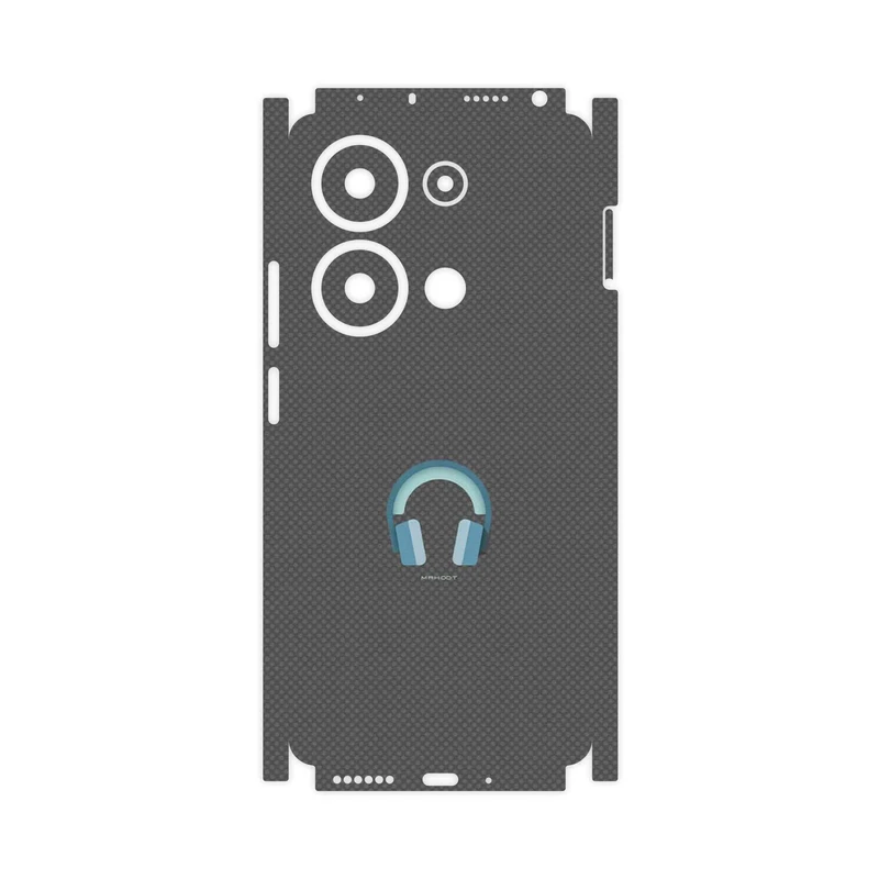 برچسب پوششی ماهوت مدل Minimal Headphone Icon-FullSkin مناسب برای گوشی موبایل شیائومی Poco M6 Pro 4G