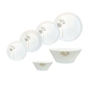 سرویس غذا خوری 26 پارچه گلدن اوپال مدل شاخه نبات