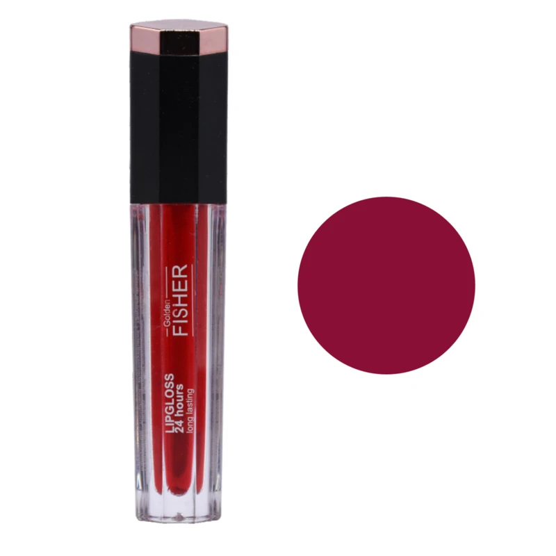 رژ لب مایع مات گلدن فیشر مدل LONG LASTING شماره F19