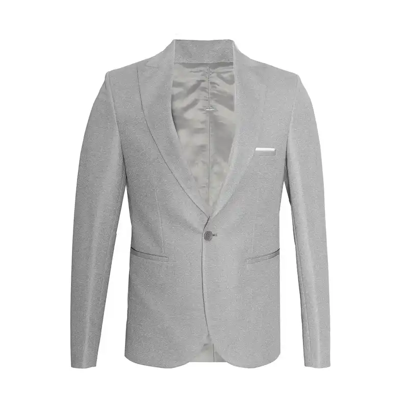 ست کت و شلوار و جلیقه مردانه مدل NJ-KSH1500-GRD3T-TO.R رنگ طوسی روشن