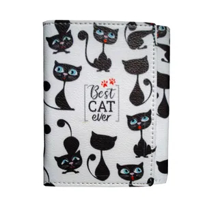 کیف پول دخترانه مدل best cat ever کد 217