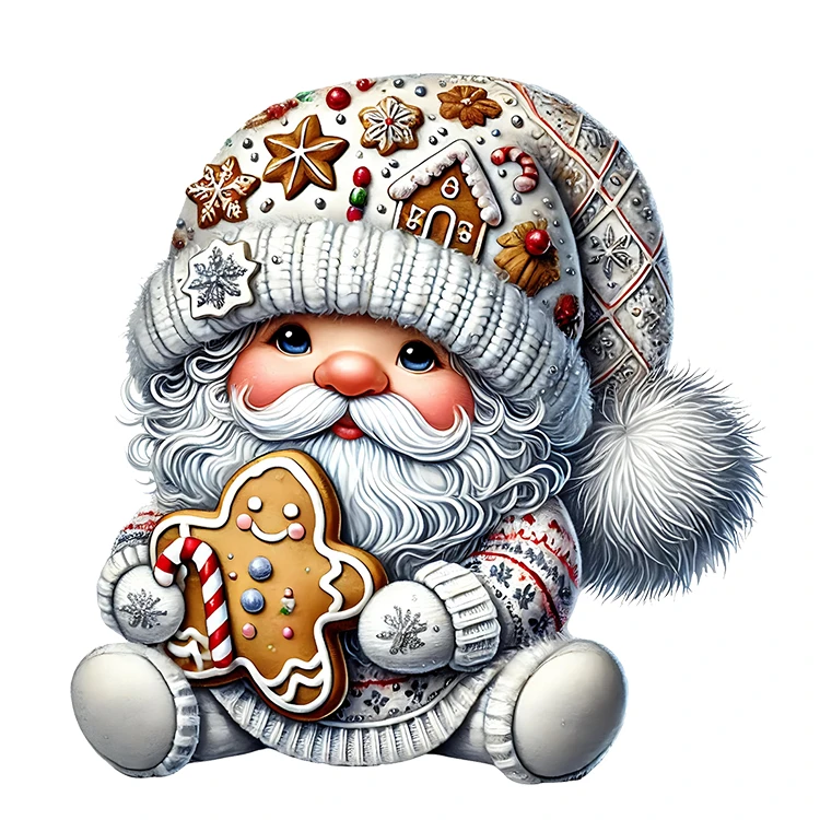 استیکر پارچه و لباس پاد آفرین مدل کریسمس بابانوئل کاج گوزن آدم برفی کد S3029