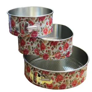 قالب کیک مدل flowers مجموعه 3 عددی
