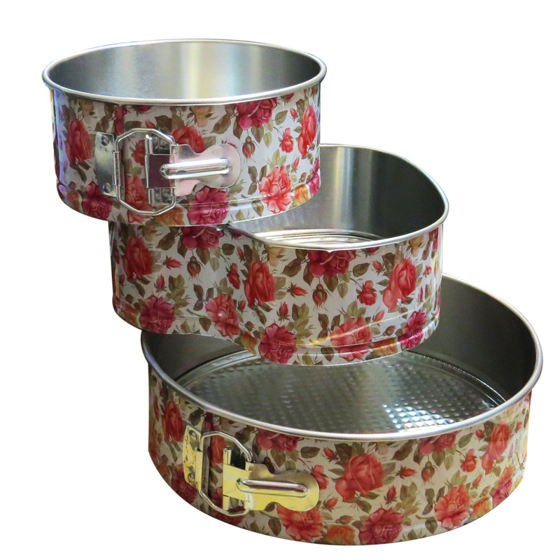 قالب کیک مدل flowers مجموعه 3 عددی