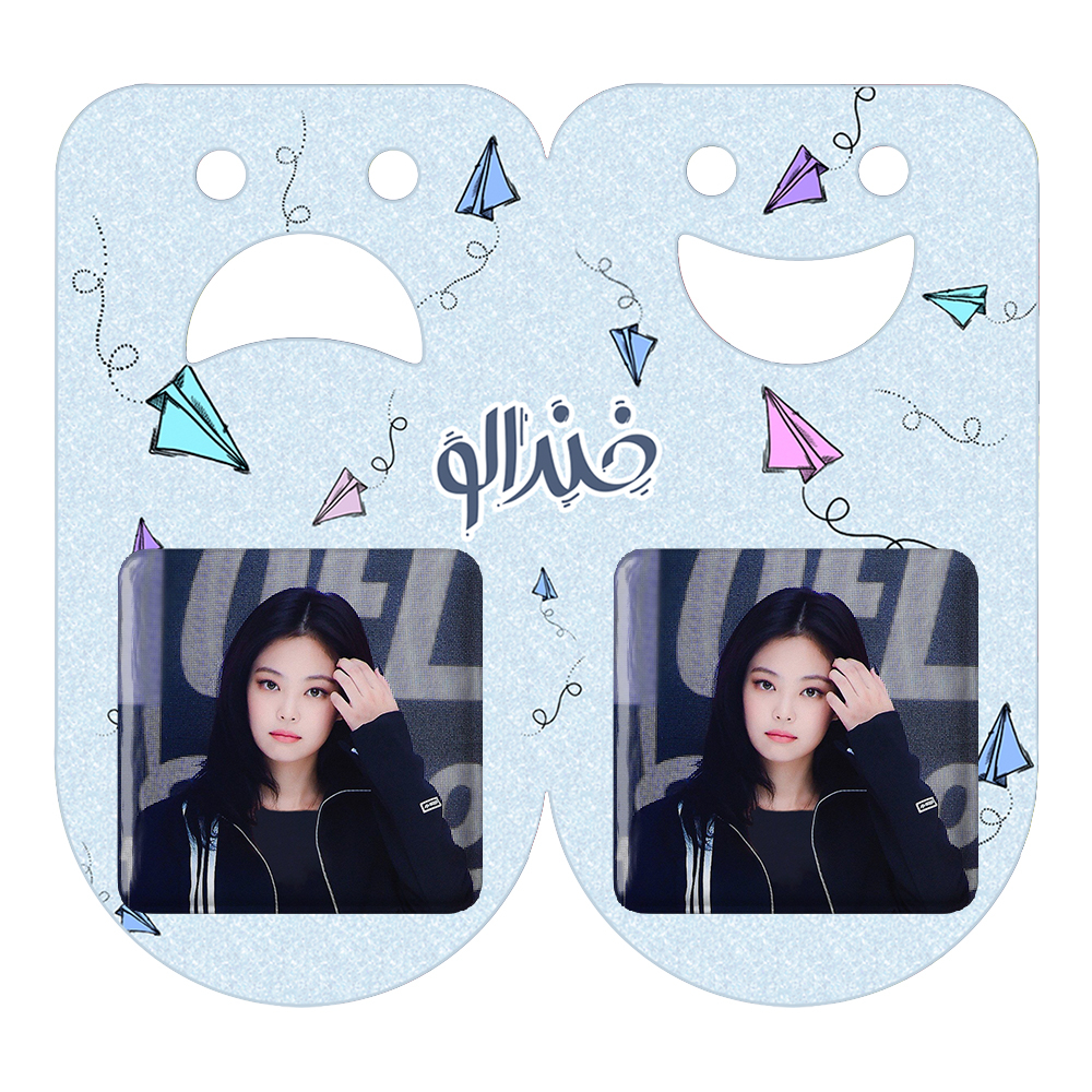 پیکسل خندالو مدل جنی بلک پینک کد 14067 به همراه مگنت