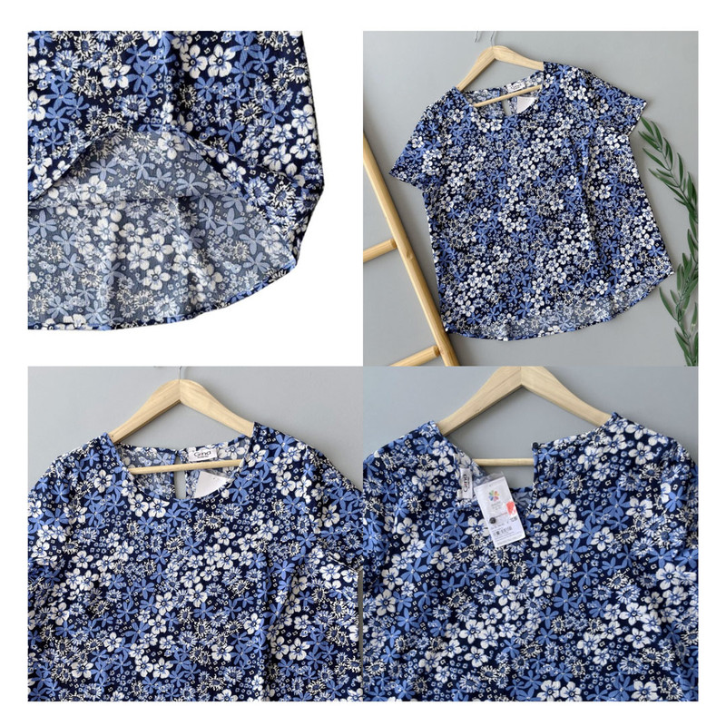 بلوز زنانه جینا مدل گلدار کد 3360