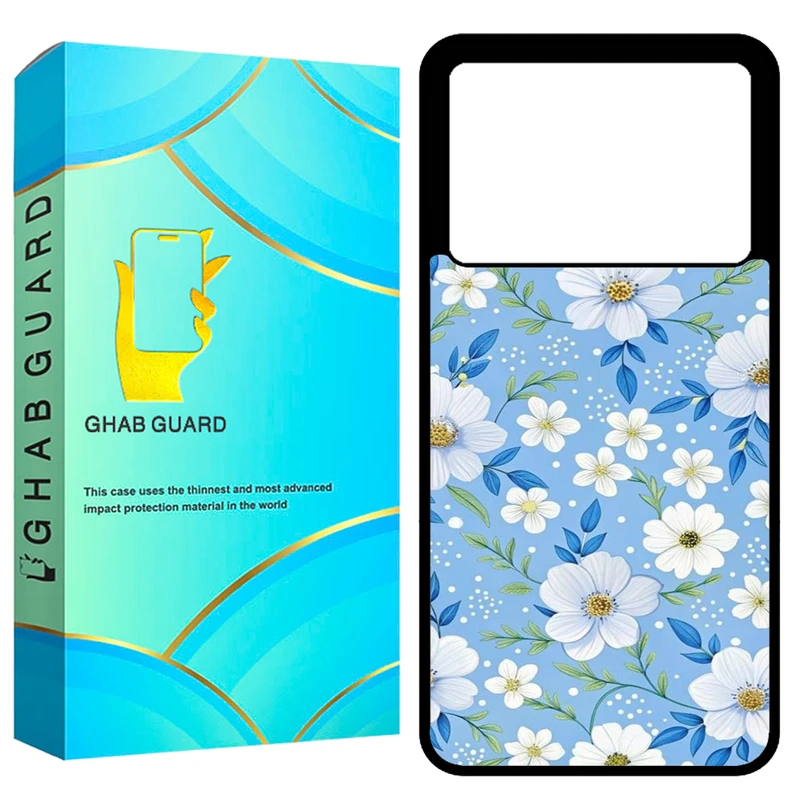 کاور قاب گارد طرح گل گلی مدل GCHPK70P مناسب برای گوشی موبایل شیائومی Redmi K70 Pro 5G / Poco F6 Pro