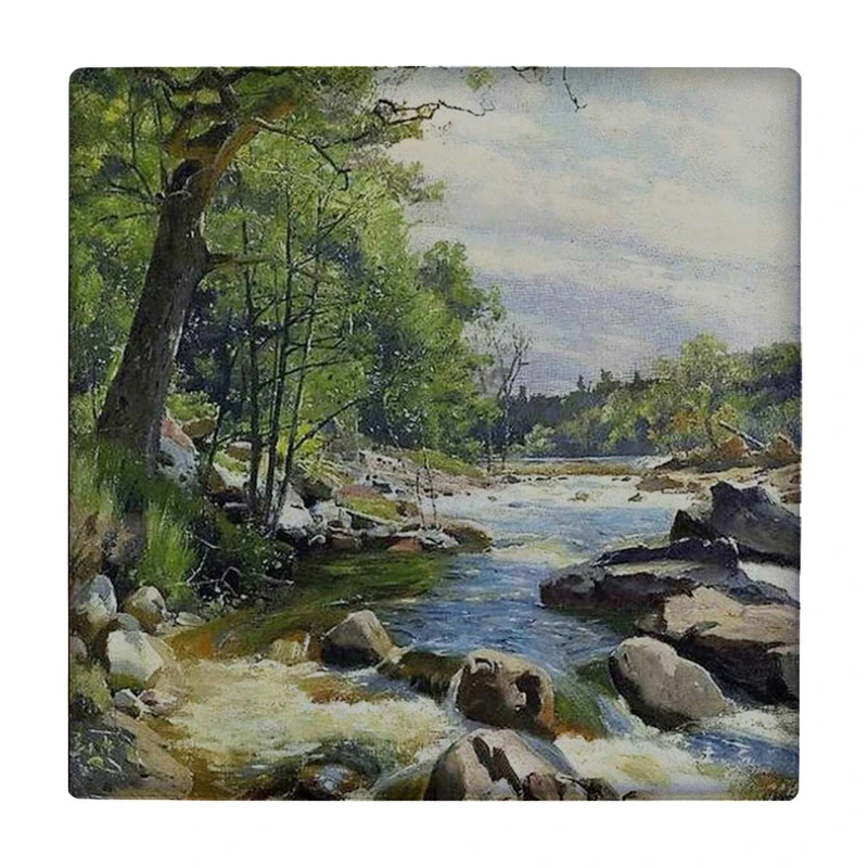  زیر لیوانی طرح نقاشی رودخانه کد    3401595_856