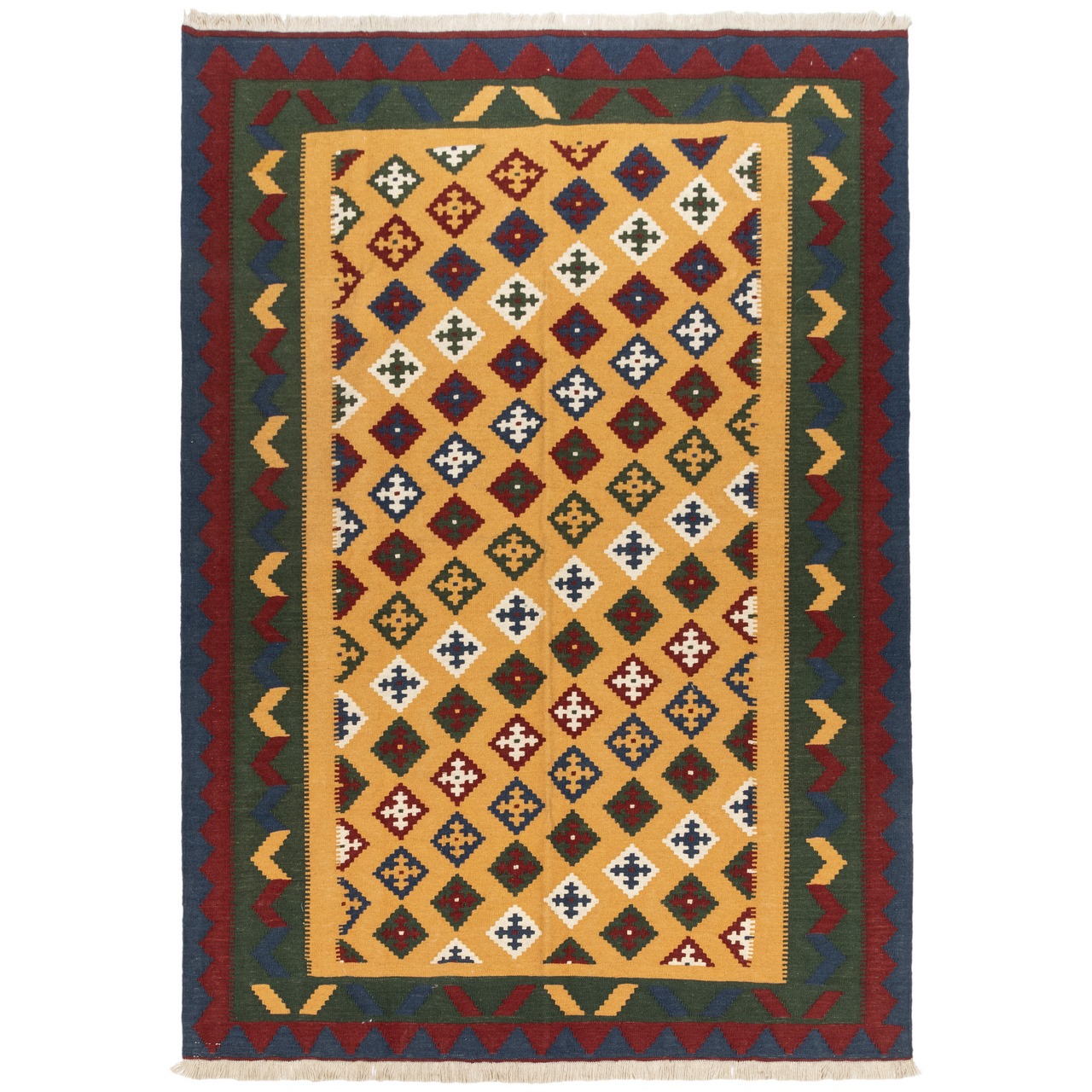 گلیم دستباف چهار متری سی پرشیا کد 171340