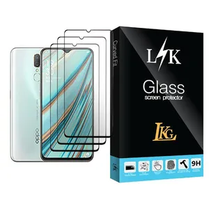 LKG LK Glass MIX003 Screen Protector For Oppo A9 Pack Of 3