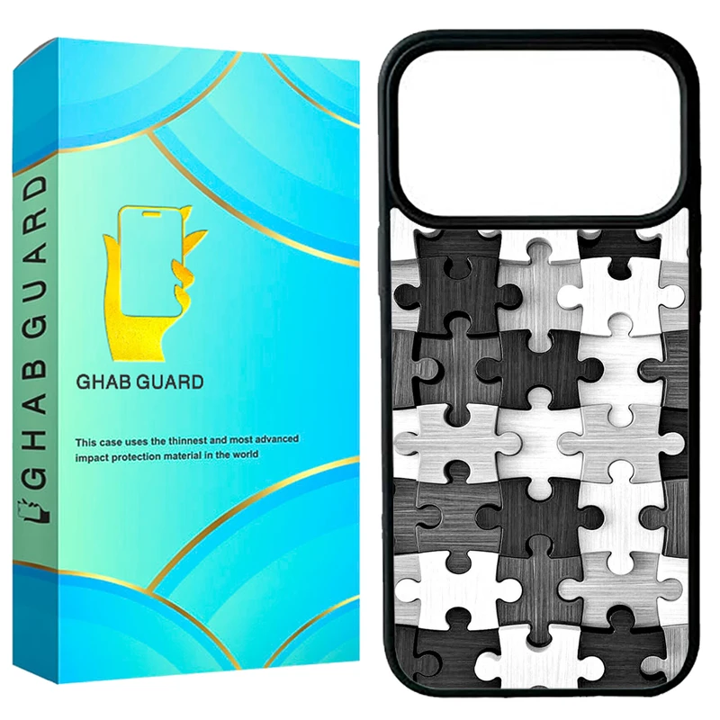 کاور قاب گارد طرح پازل مدل G17P مناسب برای گوشی موبایل اپل iPhone 17 Pro