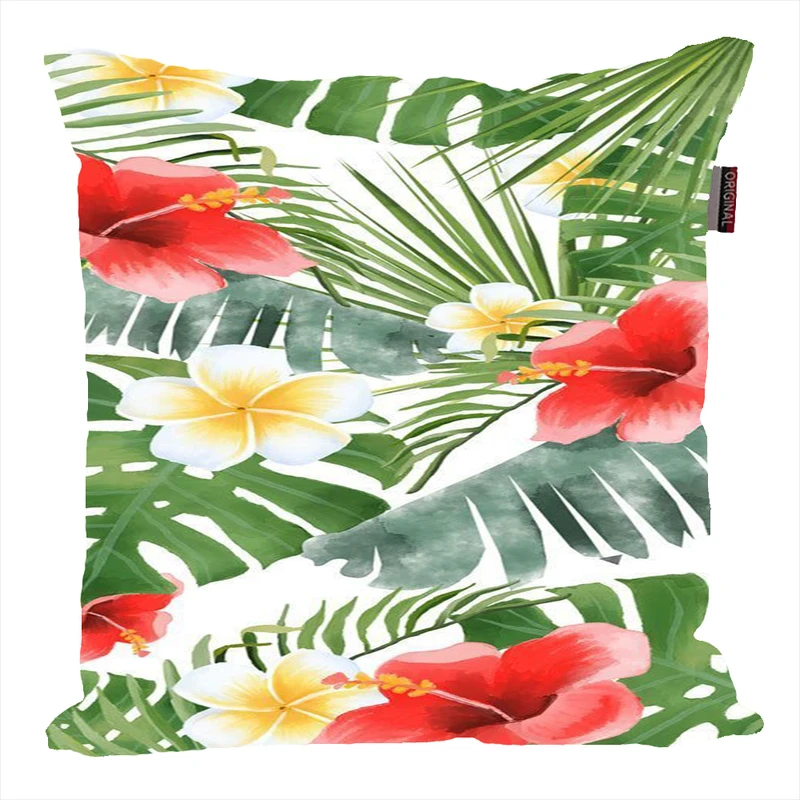 کوسن ناریکو مدل فانتزی طرح برگ گل گیاه کد 04649