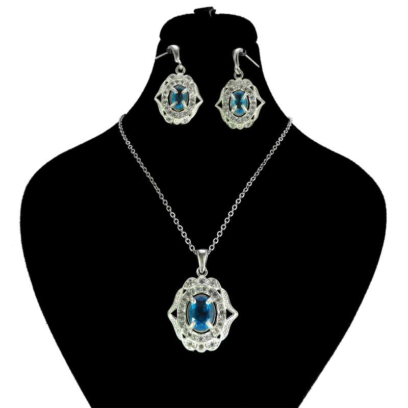 نیم ست نقره زنانه کد AV128 نیم ست نقره زنانه کد AV128