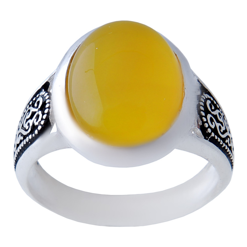  انگشتر نقره مردانه بازرگانی میلادی کد AM_862