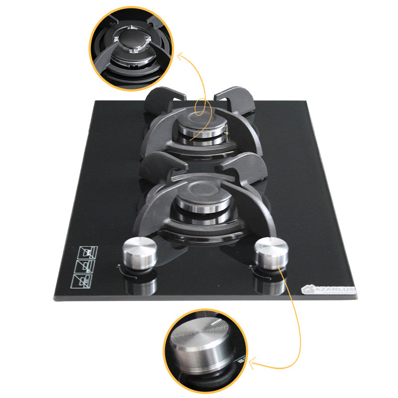 اجاق گاز صفحه ای آذرلوکس مدل G02NL - 6B